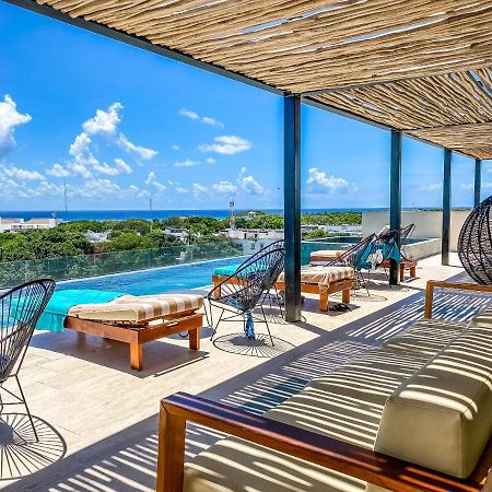 Big Studio At Kaab By The Beach With Roof Top Pool, Sauna And Jacuzzi Near Paseo Del Carmen Mall Πλάγια Ντελ Κάρμεν Εξωτερικό φωτογραφία