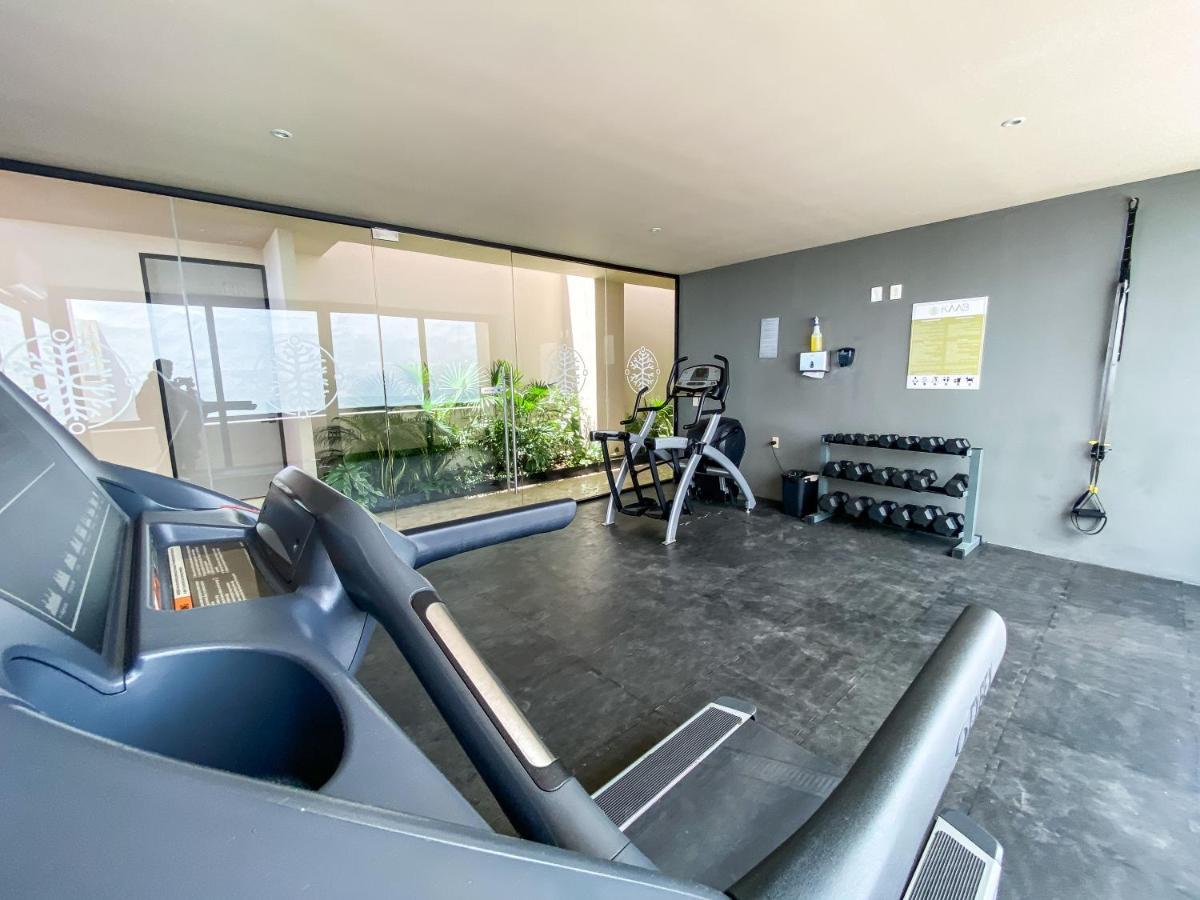 Big Studio At Kaab By The Beach With Roof Top Pool, Sauna And Jacuzzi Near Paseo Del Carmen Mall Πλάγια Ντελ Κάρμεν Εξωτερικό φωτογραφία